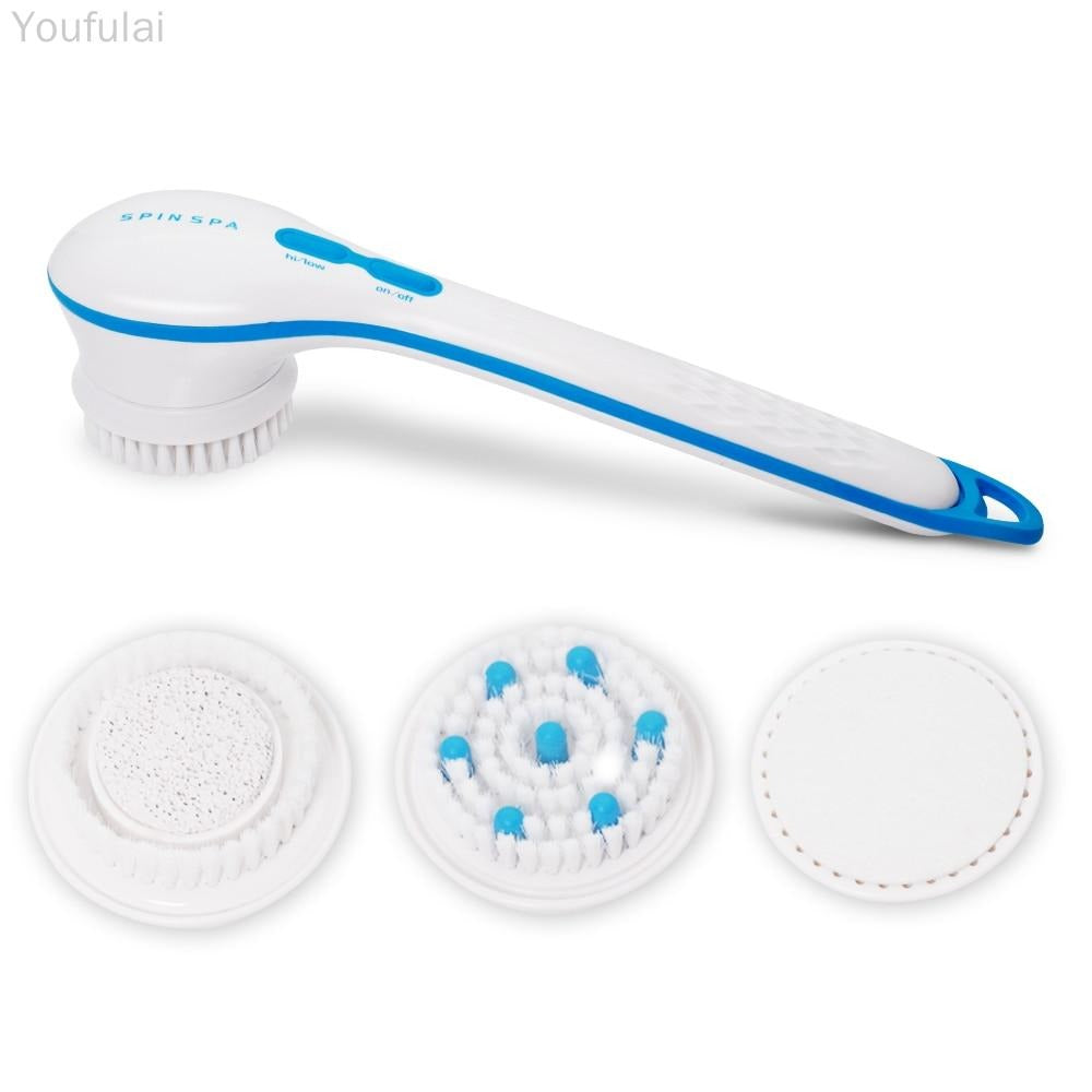Electric Shower Brush 5-in-1 Spin Spa