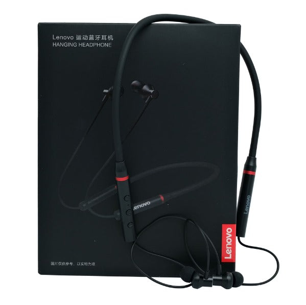 Lenovo HE05X Wireless Neckband Bluetooth Headset – Premium Sound Quality, Deep Bass.