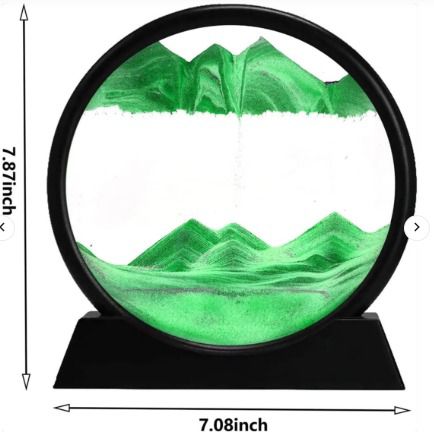3D Moving Sand Mountain Lamp With Stand -