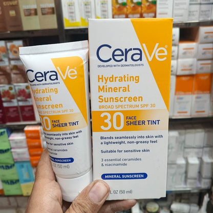 CeraVe Hydrating Mineral Sunscreen SPF 50